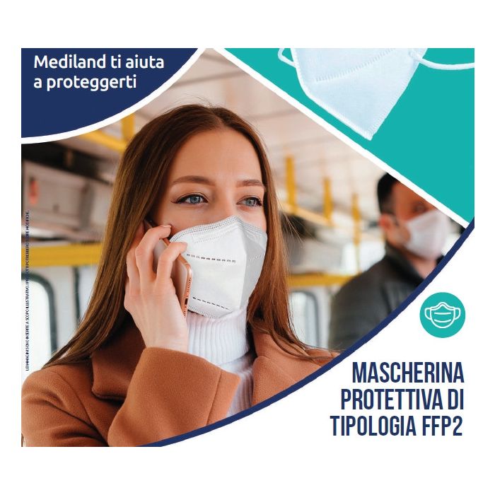 Mascherine protettive Mediland tipologia FFP2 - Kit 5 pezzi
