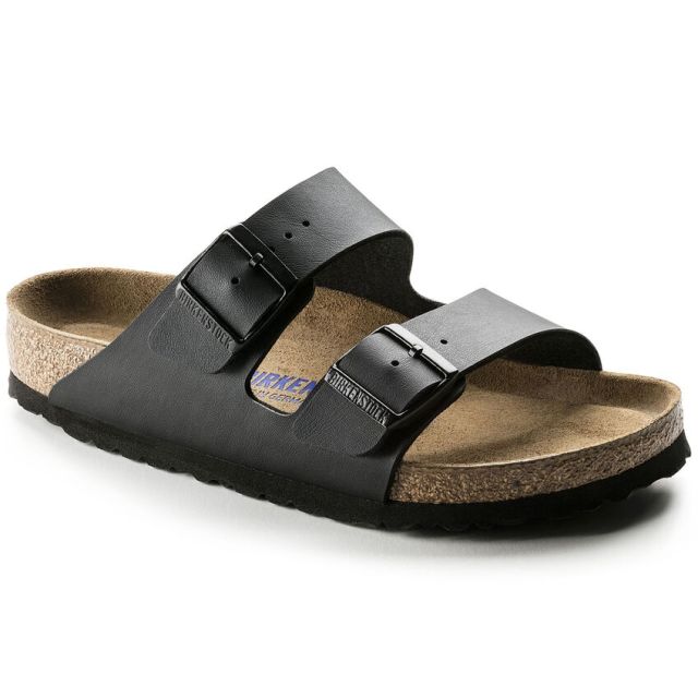 immagine di BRKI21ARIZONASFBBL - BIRKENSTOCK Arizona Black sandali calzata stretta
