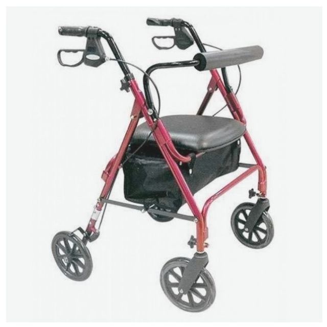 Deambulatore rollator 4 ruote pieghevole Mediland Kometa
