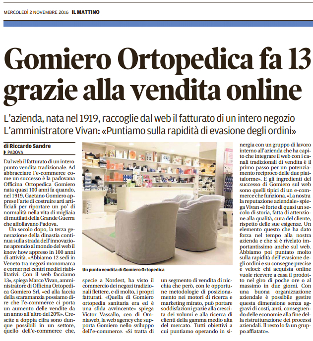Gomiero Mattino Padova